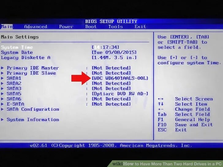 Биос 2.61fa. BIOS V02.58. BIOS Setup. BIOS Setup Utility. Detect configuration