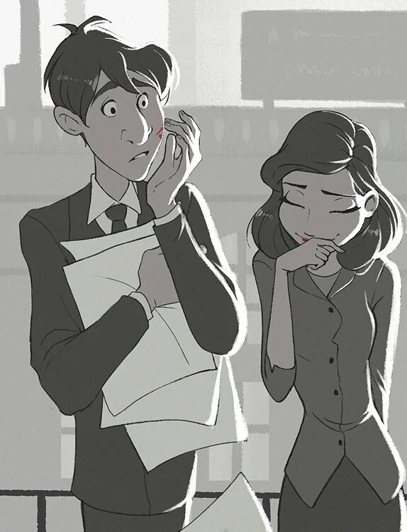 Paperman Дисней. Paperman персонажи. Paperman