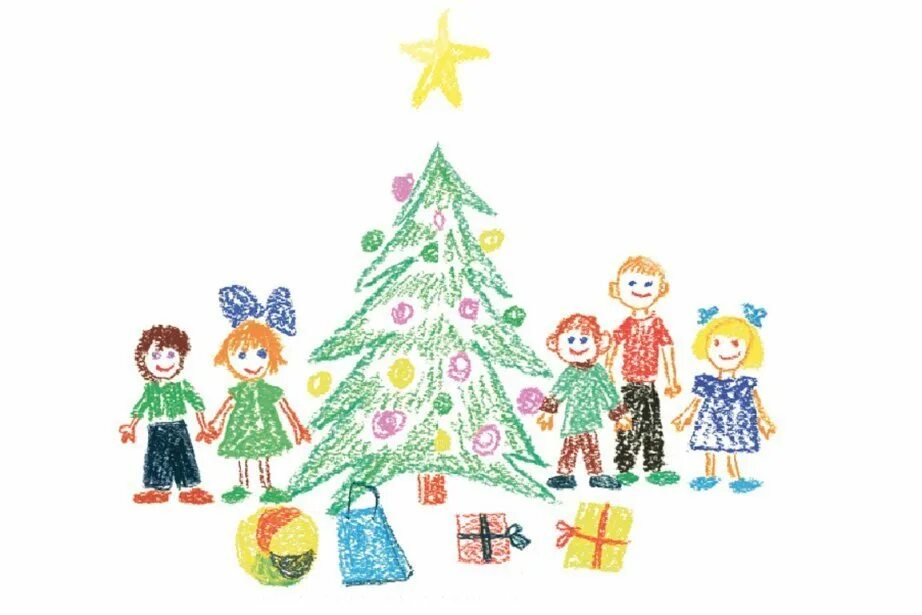 Конкурс в год семьи в доу. Рисование новогодний праздник. Рисование новогодний праздник в детском саду. Рисунок на тему семейный праздник. Рисование для детей праздник новый год.