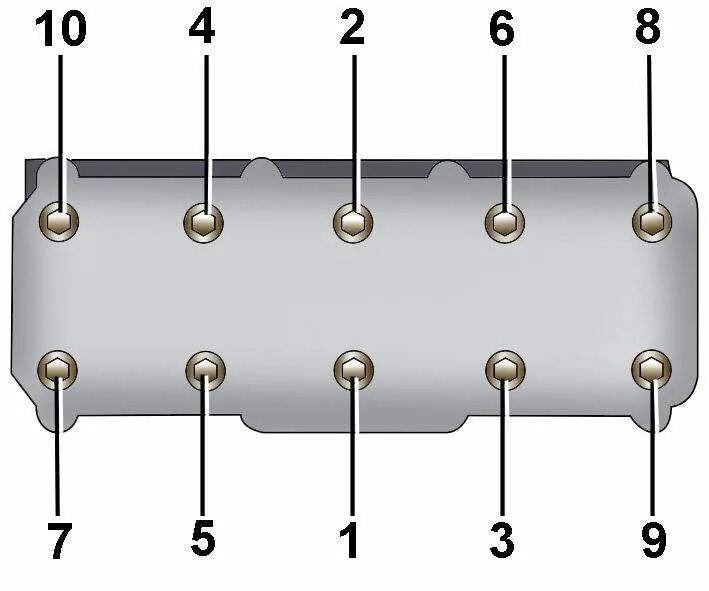 Как затянуть гбц ваз. Схема затяжки головки блока цилиндров ВАЗ 2106. Схема затяжки ГБЦ ВАЗ 2106. Порядок затяжки ГБЦ Калина 8 клапанов. Схема затяжки болтов ГБЦ 2114.