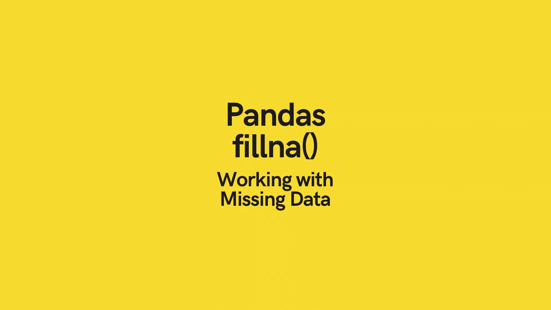 Pandas replace nan. Fillna. fillna pandas описание.