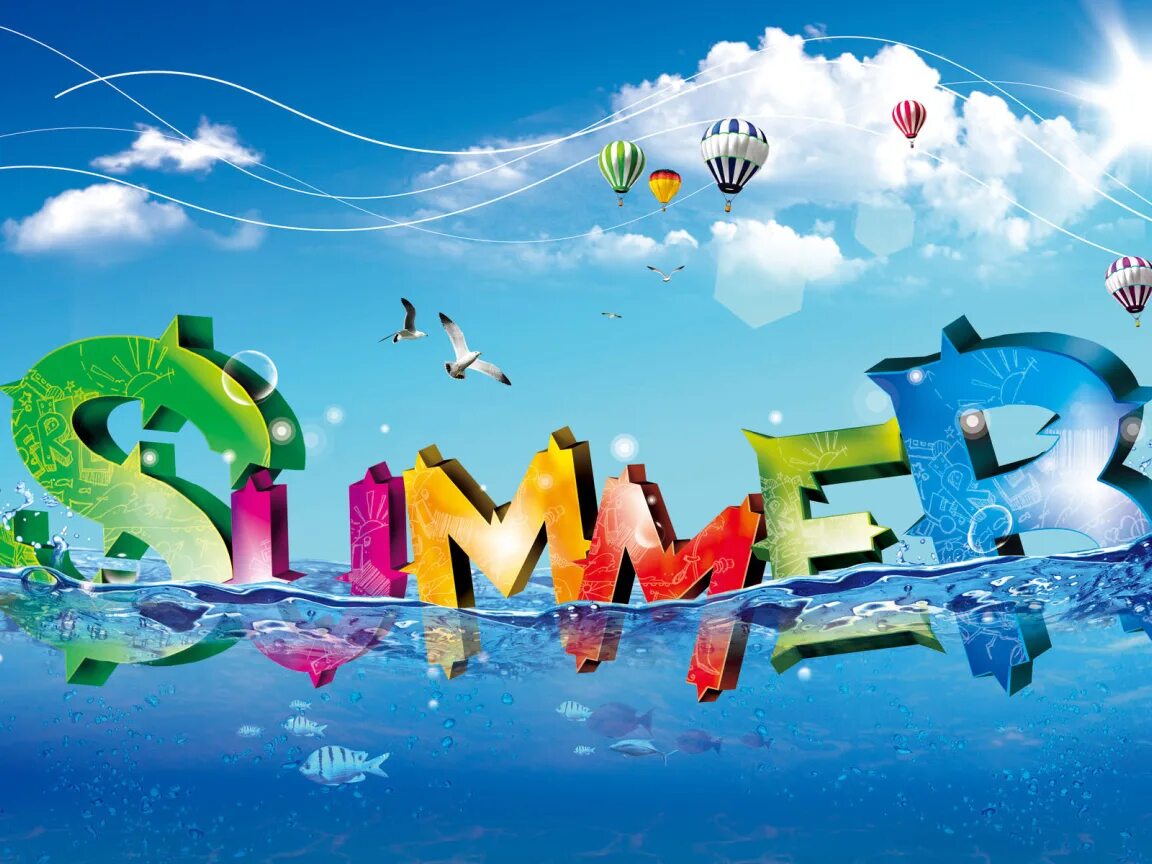 Summer started. Summer started