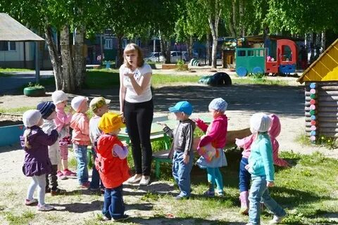 Прогулка на год ясельной группы