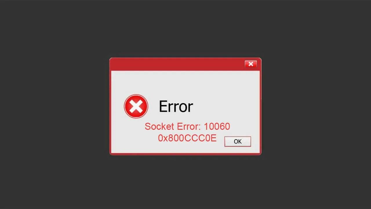 Socket error. Ошибка socket error. socket error 10060. windows error. окна ошибки заставка на пк.