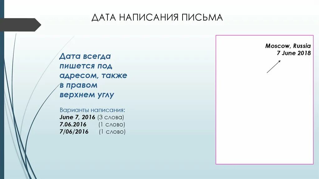 А также дата и место. Как написать дату в письме на английском. Как писать даты в письме. Написание даты в письме на английском. Написание дат в документах.