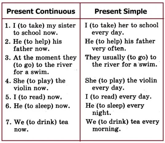 Took him перевод. Упражнения по английскому на present simple и present Continuous 5 класс. Упражнения на present simple и present Continuous 3 класс английский язык. Презент континиус 3 класс упражнения английский язык. Упражнения на времена present simple present Continuous на английском языке 5 класс.