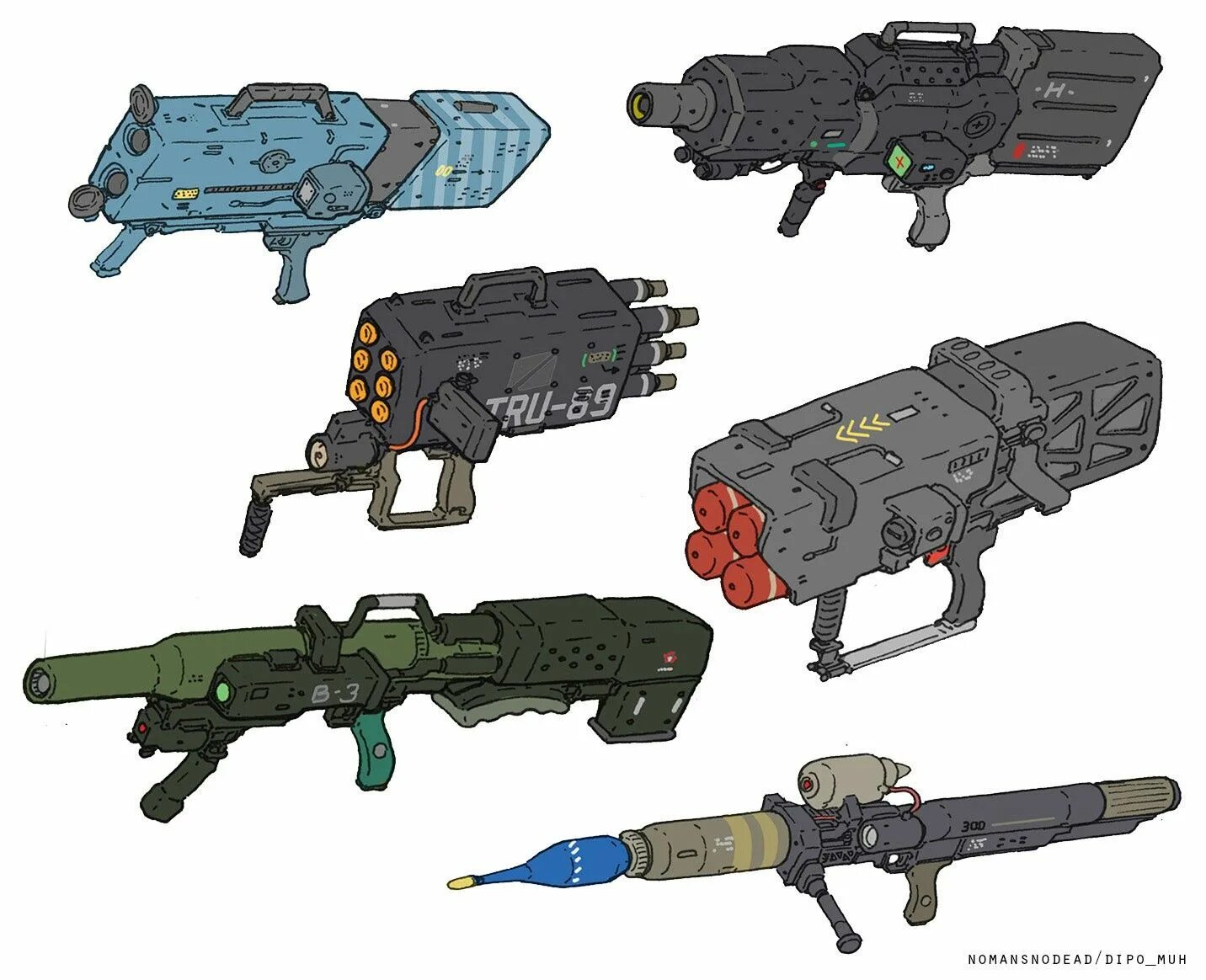 Weapon concept. Weapon concept