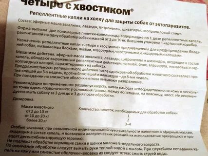 От аллергии собакам дозировка