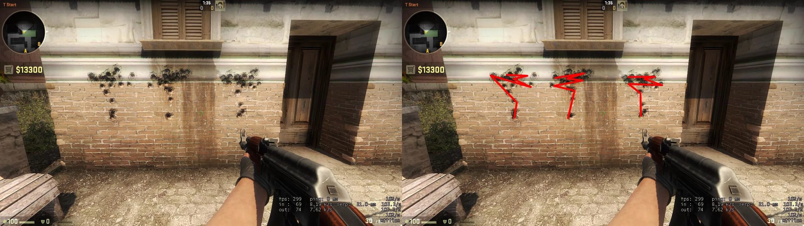 Cs 1.6 разброс. Спрей ак 47 кс 1.6. спрей ak 47 cs go. зажим ак 47 кс го. отдача ак 47 в кс го.