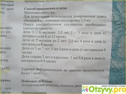 Энтерофурил суспензия собаке дозировка