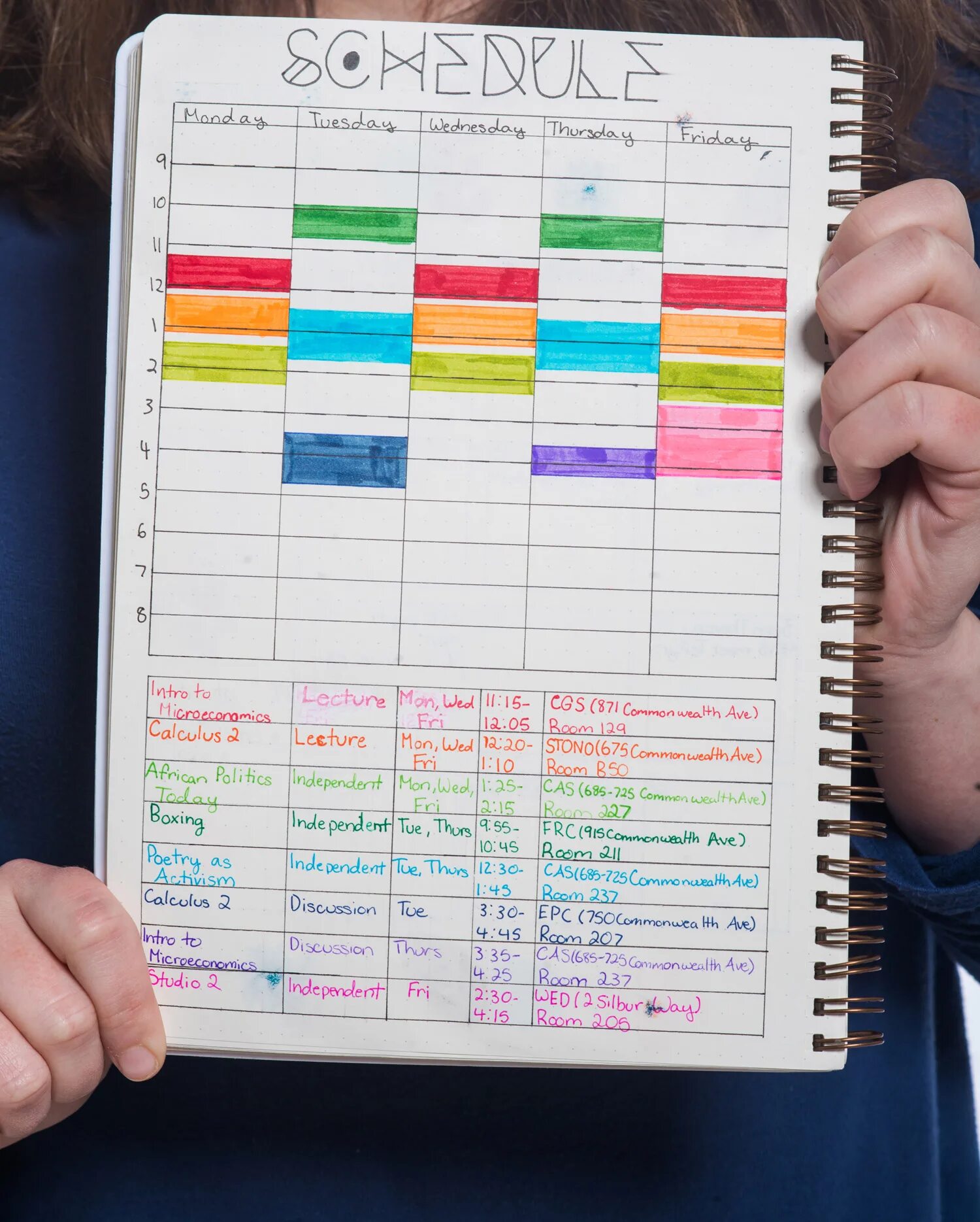 Before the author started bullet journaling. Before the author started bullet journaling