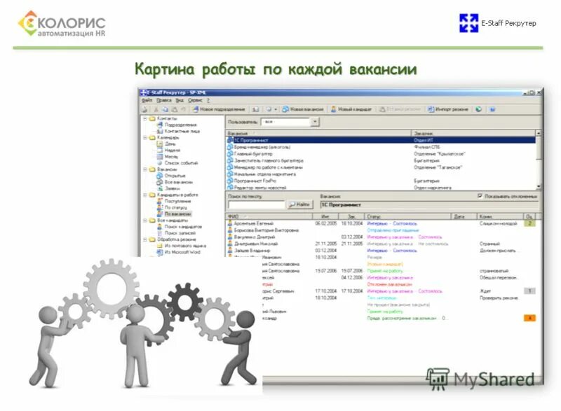 Рекрутер программа. E-staff программа что это.
