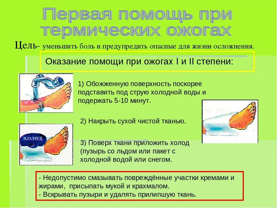 При сильных ожогах нельзя. Первая помощь при термических ожогах 1 и 2 степени. Порядок оказания первой помощи при термических ожогах второй степени. При термическом ожоге при оказании первой помощи необходимо. Оказание первой помощи при термическом ожоге 1 степени.