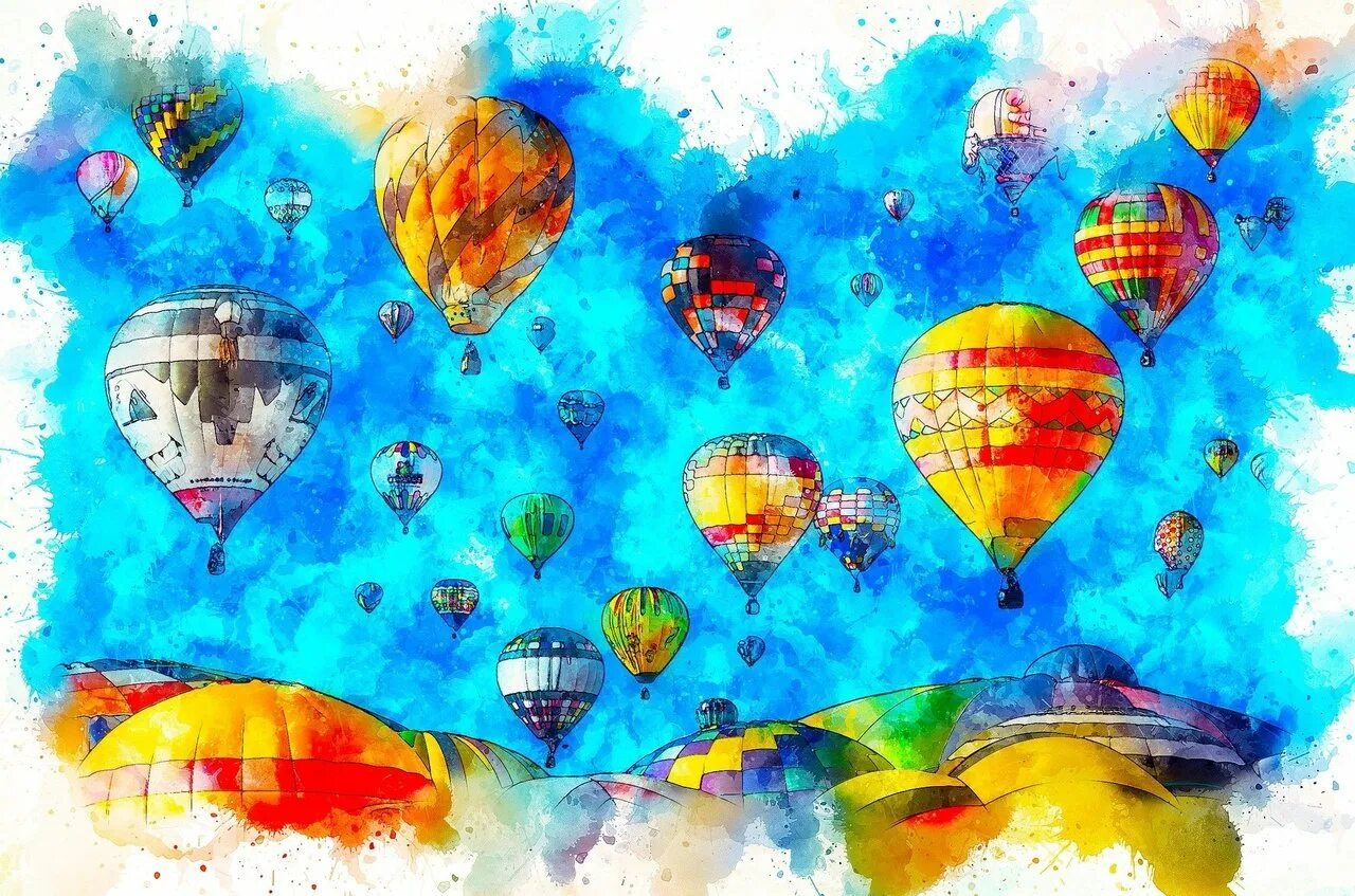 Карта на воздушном шаре. Воздушные шары акварель. Фон с воздушными шарами. Рисование воздушные шары. Шар воздушный с рисунком.