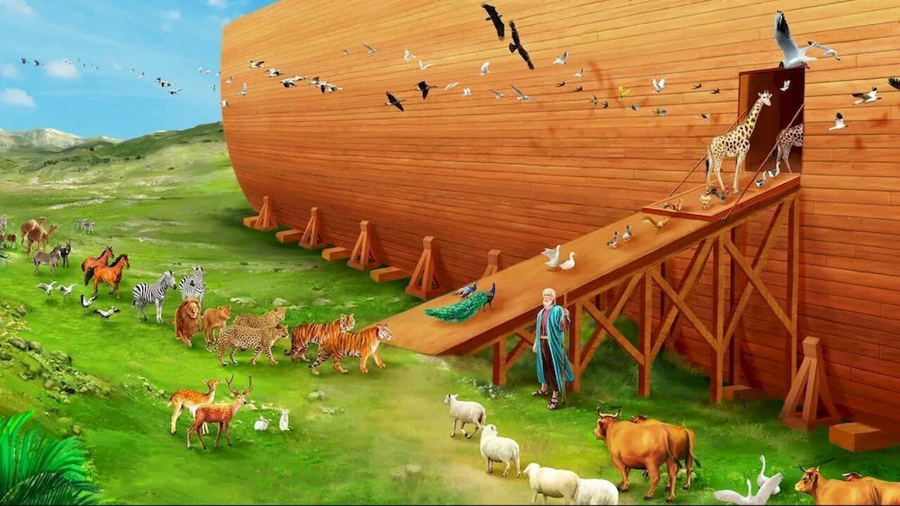 Звери ковчег. Ной строит Ковчег Ноев Ковчег. Потоп Ной строит Ковчег. Библейский Ковчег ноя Библия. Постройка Ноева ковчега.