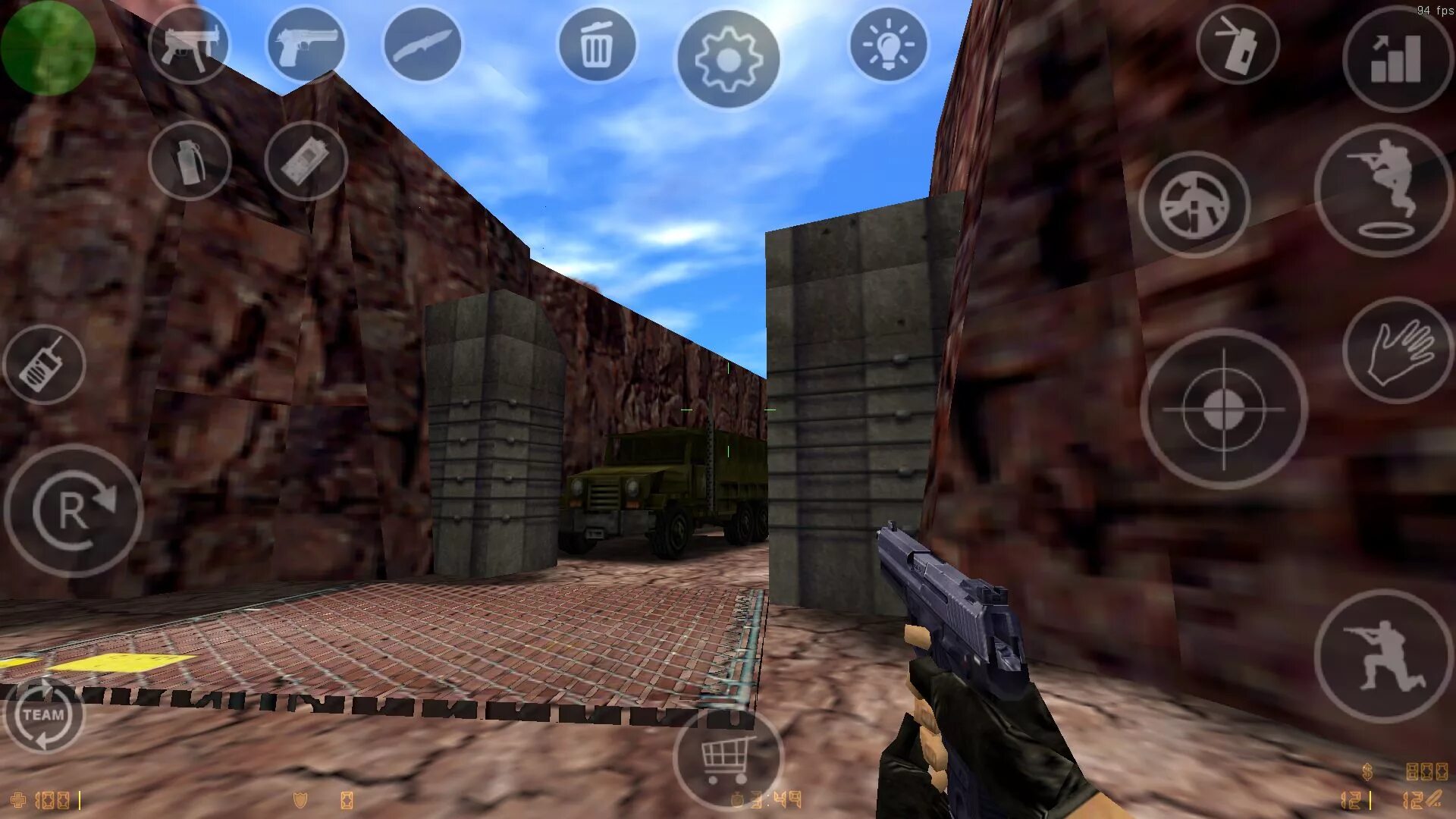 Взломанная игра контр. Counter-Strike 1.6 xash3d. CS 1.6 Android. Counter Strike 1.1 для андроид. Контр страйк 1.6 на андроид.