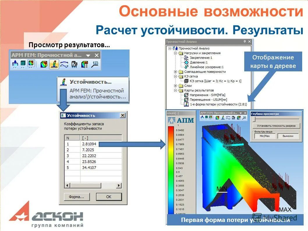 Просмотр результатов