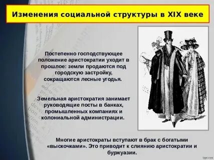 Суть изменений социальной сферы в 19 веке