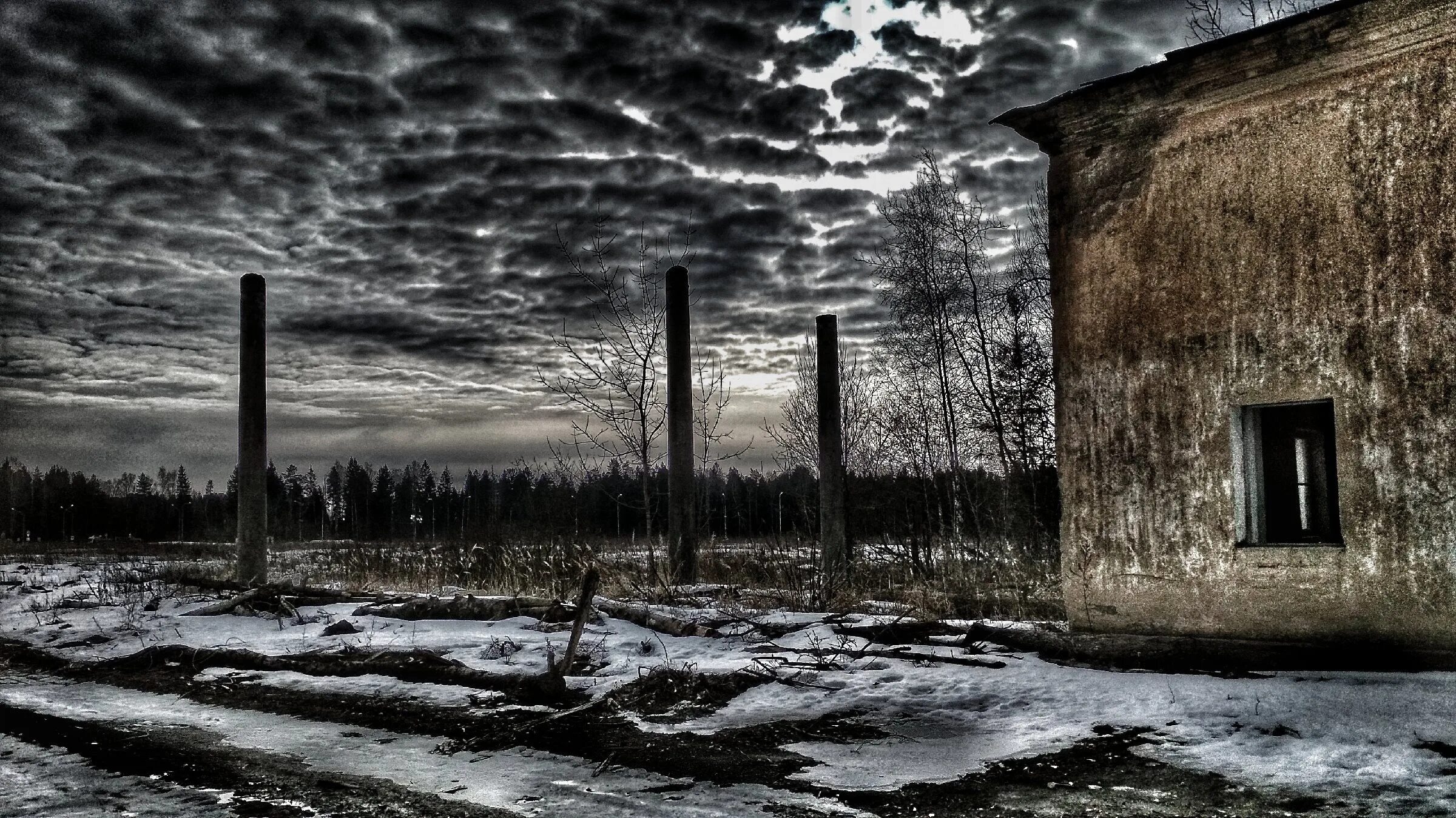 Мрачные улицы ночью. Страшный город. Заброшенный лагерь чернобыль. Готичное кладбище фэнтези арт. Темный храм.