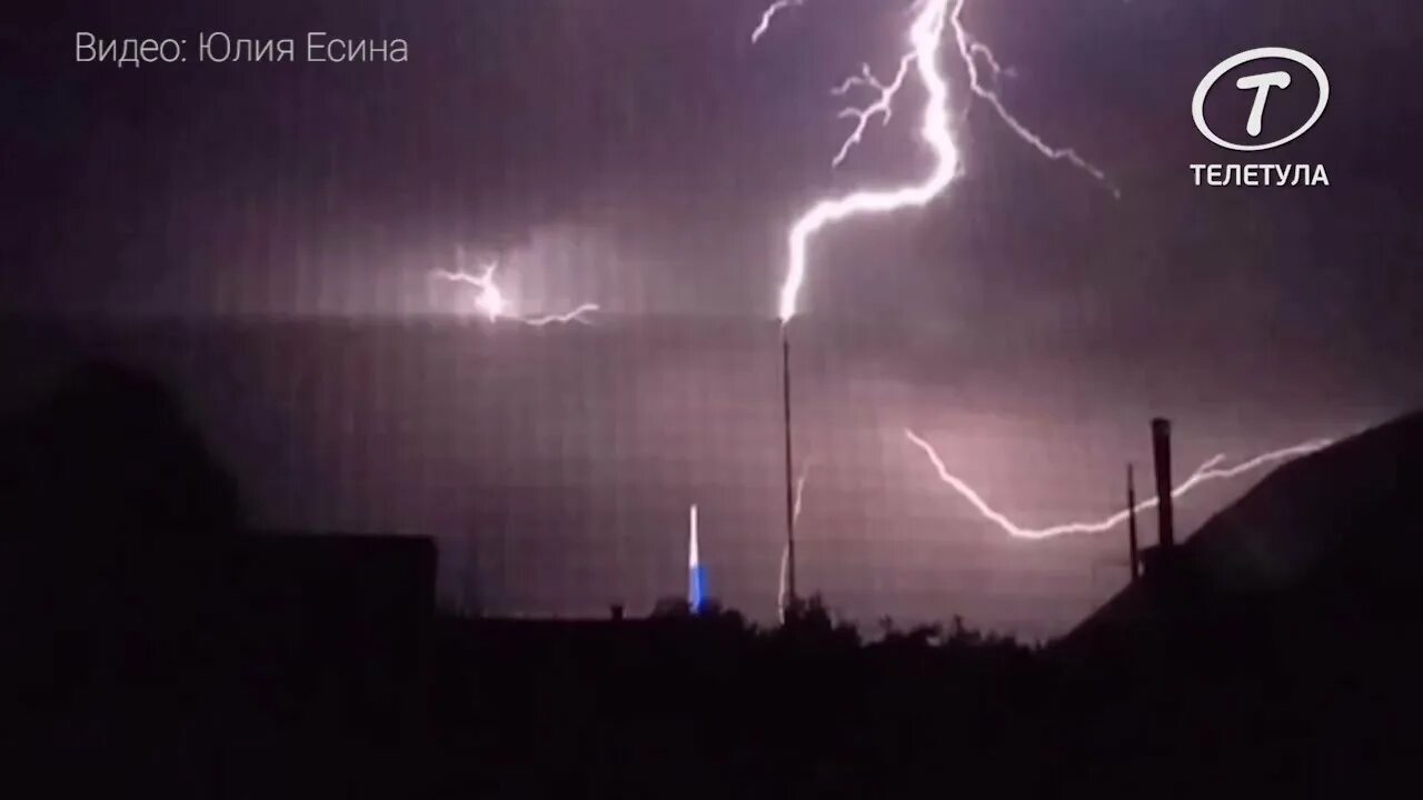 Видео про грозу и молнию