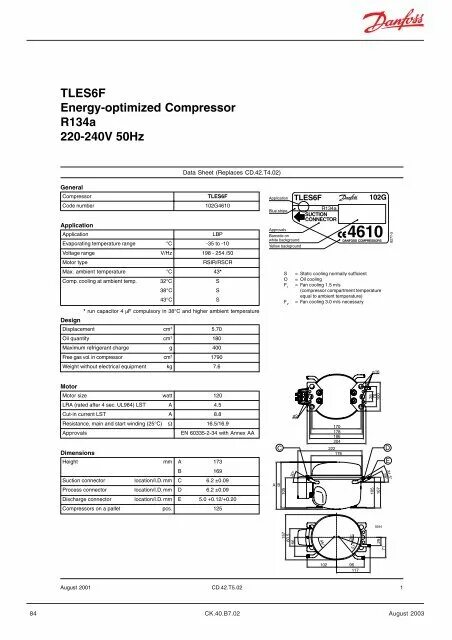 Компрессор tles6f 102g. Компрессор tles6f характеристики. 5kk. 3. Компрессор tles6f характеристики.