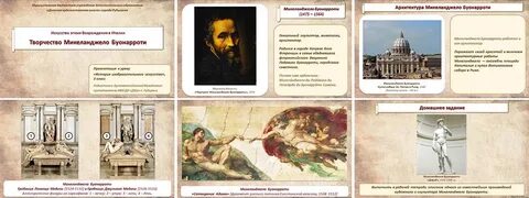 Микеланджело история 7 класс презентации