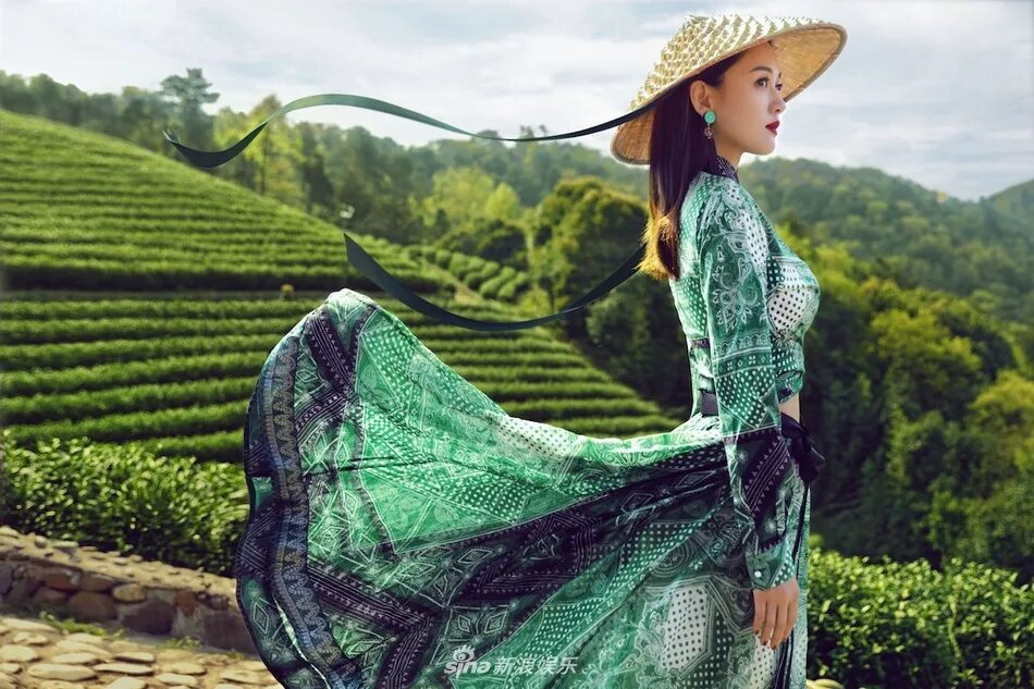 Фотосессия на чайной плантации. Девушка на чайной плантации. Фотосессия девушка чайная плантация. Фотосессия на чайной плантации Сочи. Чэнь дусю