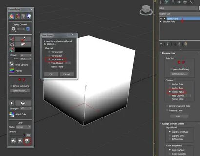 Vertex paint