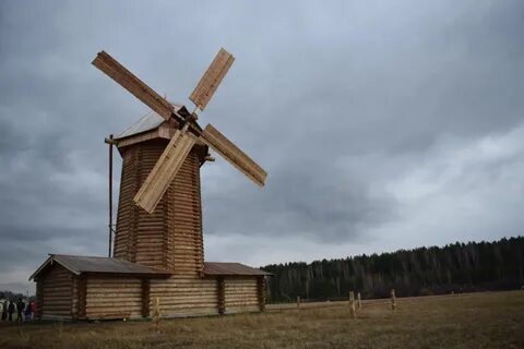 Мельница настоящая