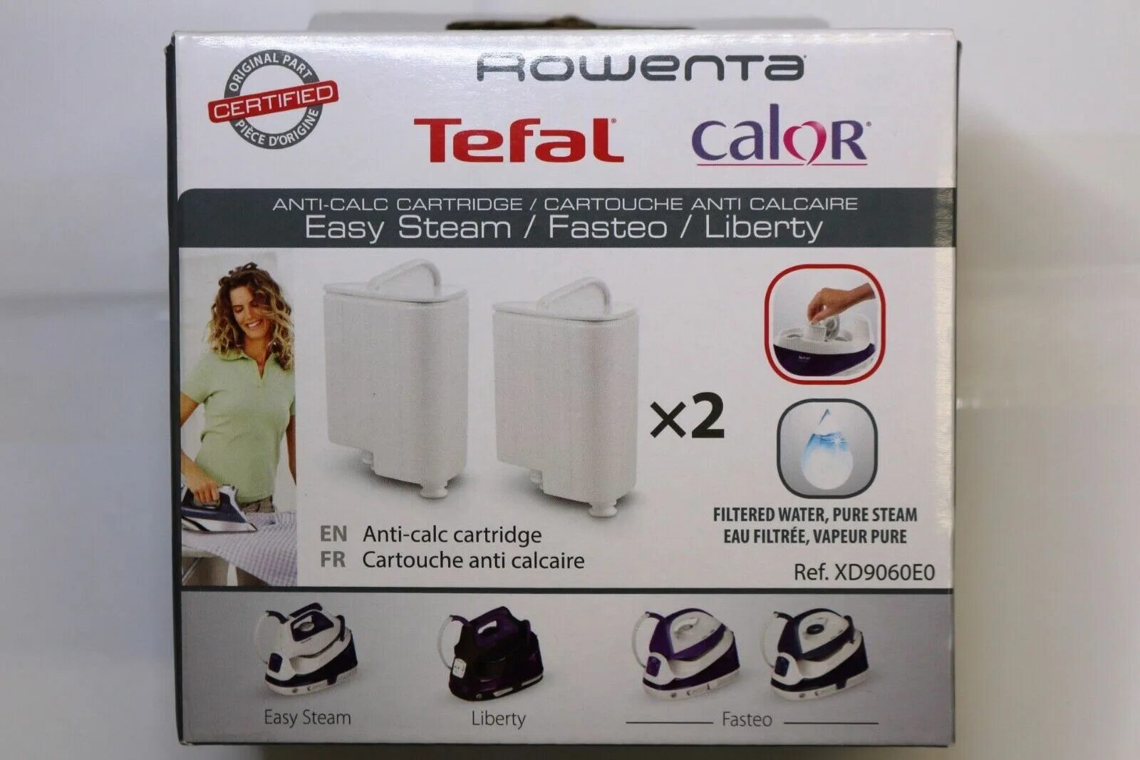 Мигает anti calc. Anti-calc cartridge 9100018333. картридж-фильтр tefal xd9060e0. xd9060e0 tefal картридж-фильтр для парогенератора. картридж для утюга tefal anti-calc.