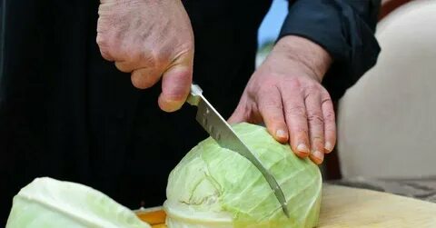 Как разрезать капусту