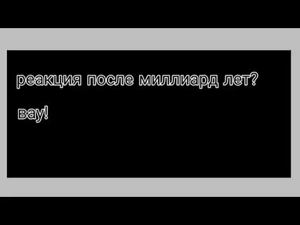 Реакция последняя реальность
