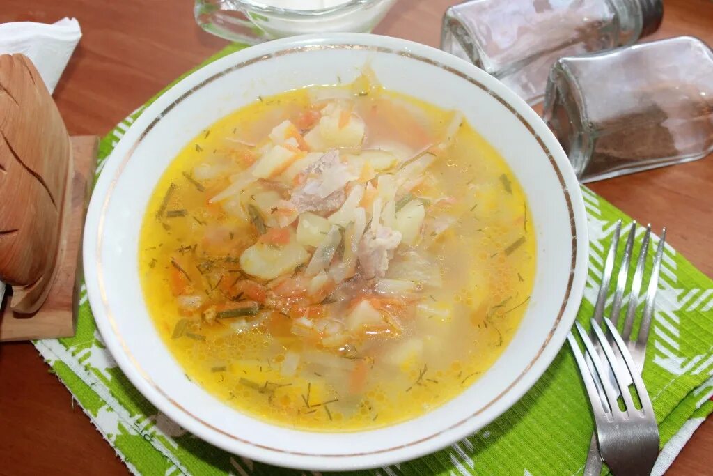 Как варить щи из свинины