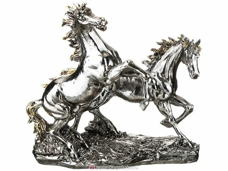 21 5 36. Статуэтка лошадь 28,5х8,5х24,5 см коллекция Flower Fantasy. Статуэтка конь серебро. Лошади подарки и сувениры. Авторские сувениры лошадки.