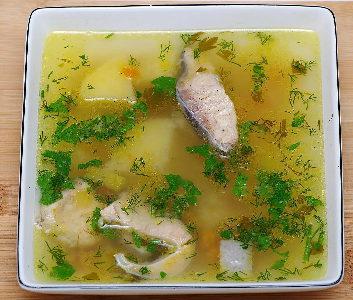 Рецепт ухи из набора