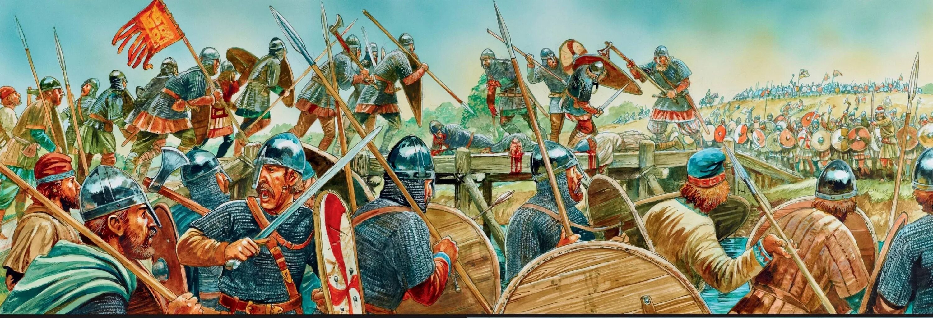 Битва при Стамфорд бридже 1066. Стэмфорд бридж битва. Битва при Стэмфорд-бридж 1066 год. Битва при Стамфорд бридж Викинги. Battle of making