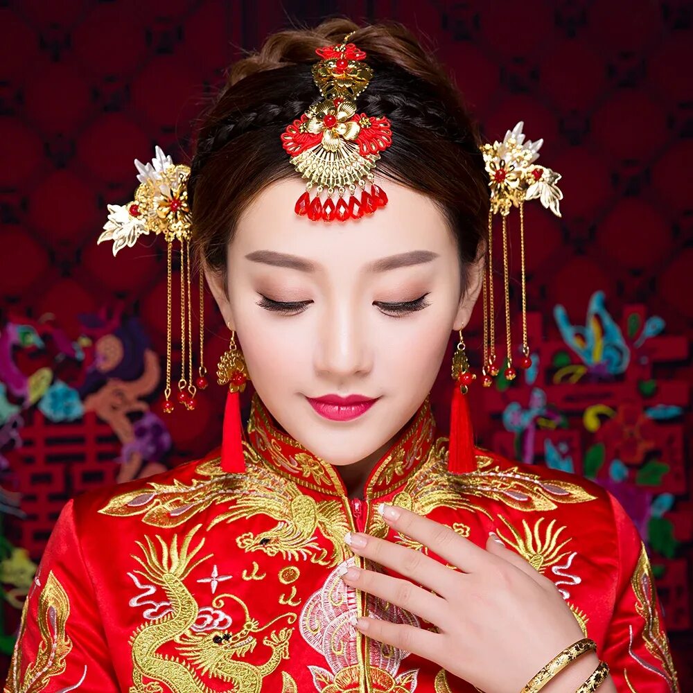 Китайская классическая. Китайский макияж. Китайский макияж традиционный. Макияж в китайском стиле. Китайская невеста.