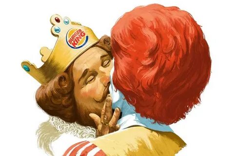 New Burger King Ad Campaign Features Mascot Kissing Ronald Mcdonald ⋆ Porn Sex...