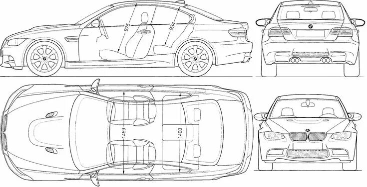 Чертеж машины бмв м5 ф90 BMW M4 Vorsteiner Widebody F82