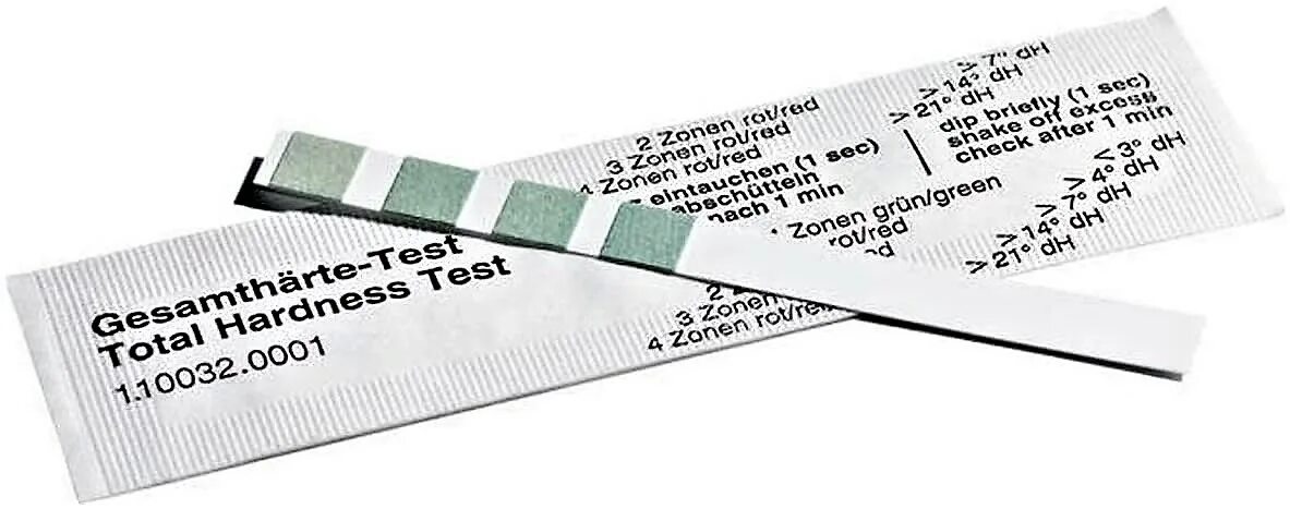 Sunc test. Total hardness test для кофемашины. индикаторная полоска total hardness test.