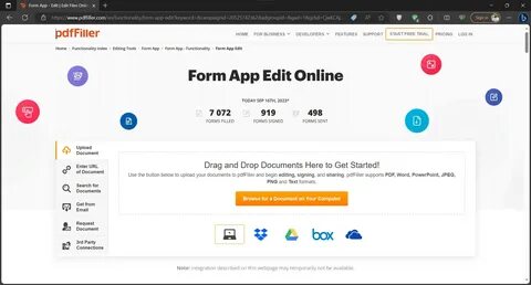 1. Öffnen Sie die PDFfiller-Website und laden Sie ein Dokument hoch. 