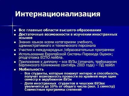 Интернационализация тенденции