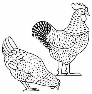 Курами раскраска