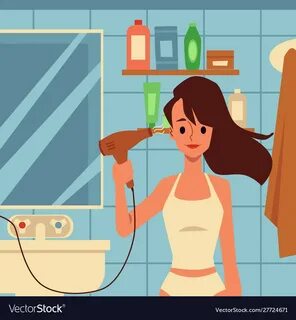 She is washing
