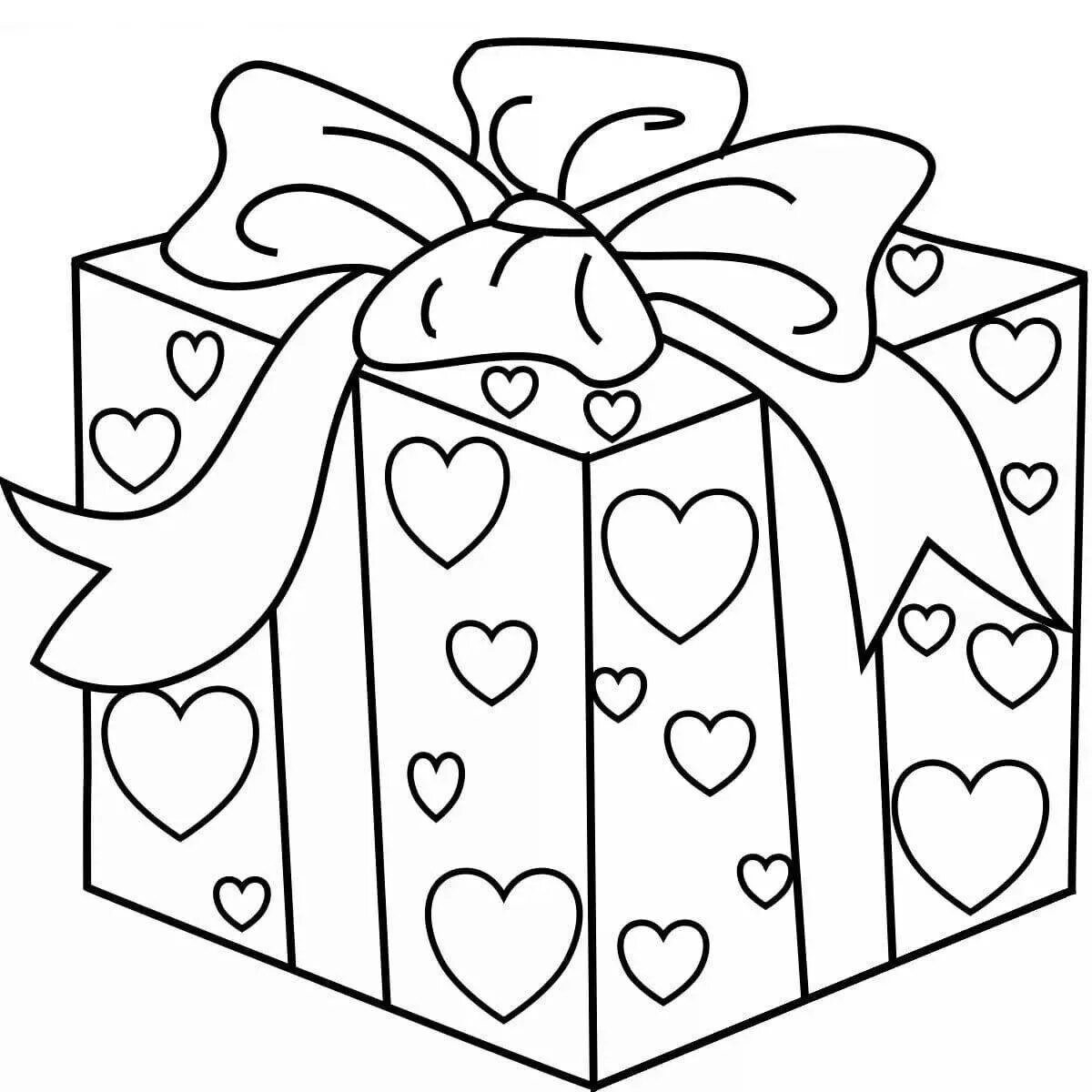 Подарки распечатать. Подарок раскраска. Подарок раскраска для детей. Новогодние подарки раскраска. Раскраска коробка с подарком.
