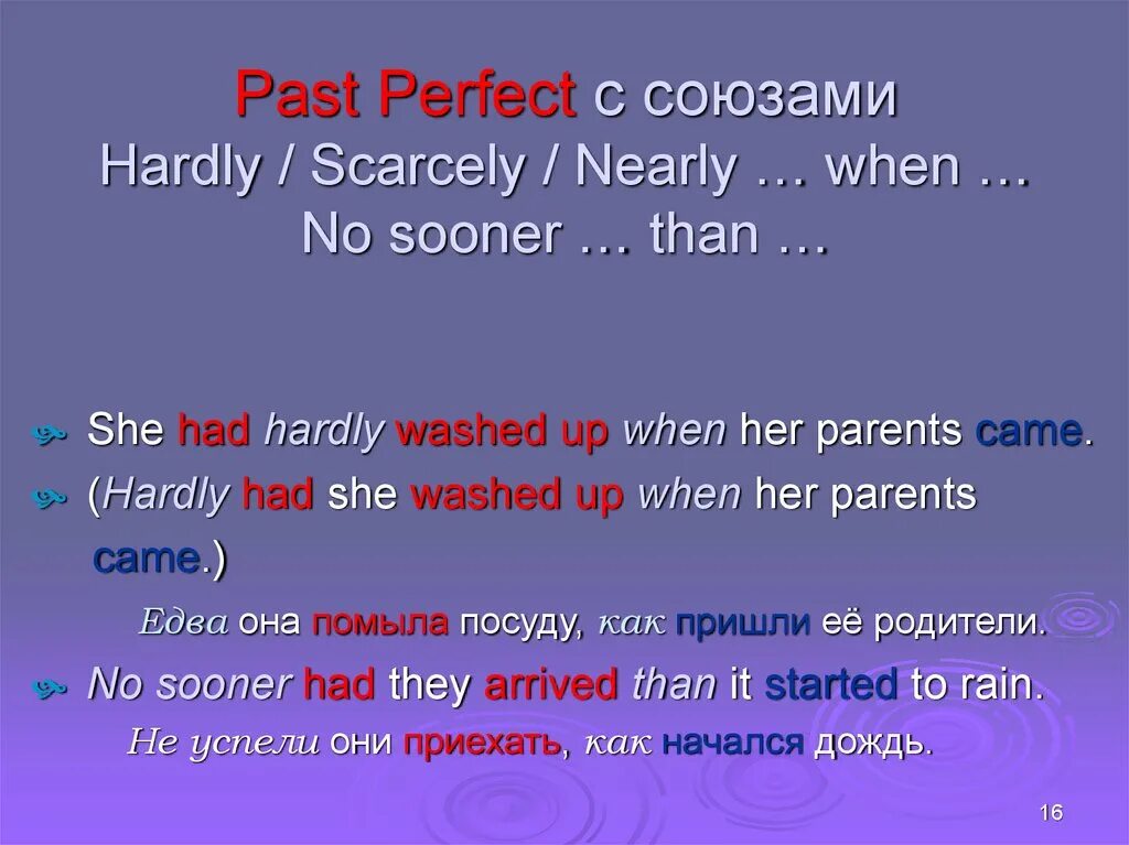 Паст перфект. Have в past perfect. Hardly конструкция. Форма past perfect. Hardly had конструкция.