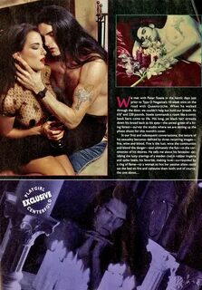 70s b-movie starlet - Peter Steele for Playgirl magazine 1995.
