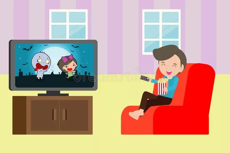 Cartoon pictures of watching tv. Я сижу телевизор смотрю. Телевизор мультяшный. Женщина на диване перед телевизором. Дед перед телевизором.