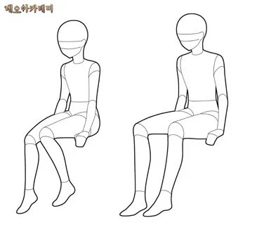 Как рисовать сидящих людей