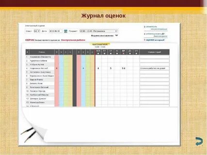 Электронный дневник без оценок
